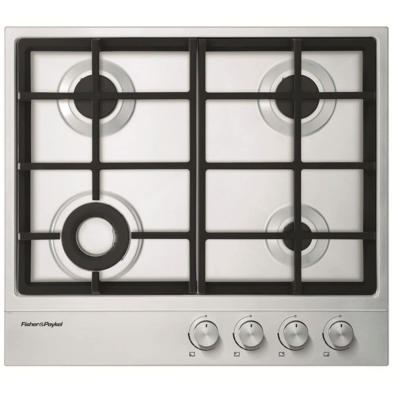 Fisher and Paykel CG604DNGX1 Fisher & Paykel CG604DNGX1 4 Burner 60cm Gas Hob - Stainless Steel