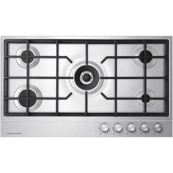 Fisher and Paykel CG905DLPX1 Series 7 90cm 5 Burner Gas Hob Stainless Steel