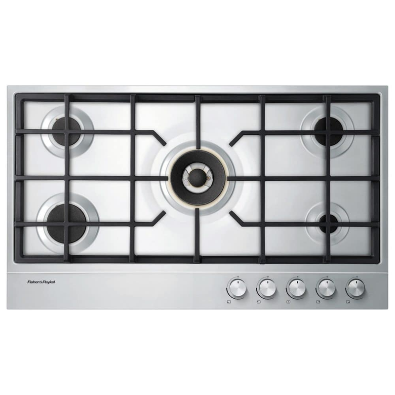 Fisher and Paykel CG905DNGX1 Fisher & Paykel CG905DNGX1 90cm Gas Hob - Stainless Steel