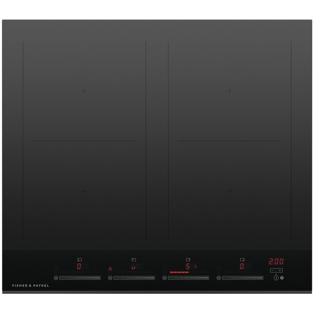 Fisher and Paykel CI604DTB4 Fisher & Paykel CI604DTB4 60cm Induction Hob - Black Glass