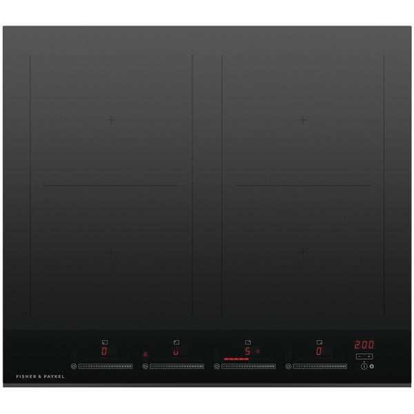 Fisher and Paykel CI604DTB4 Fisher & Paykel CI604DTB4 60cm Induction Hob - Black Glass