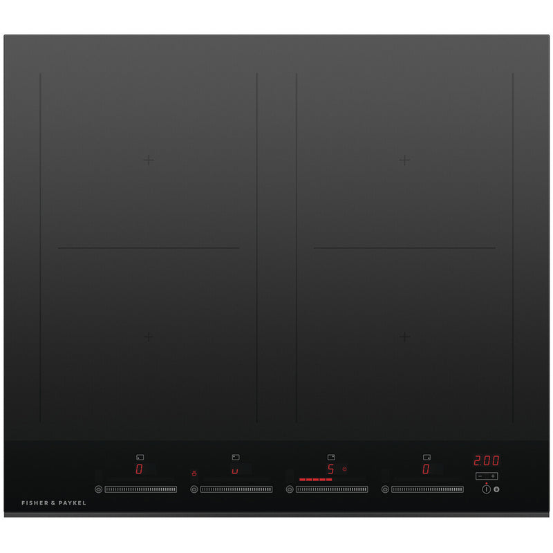 Fisher and Paykel CI604DTB4 Fisher & Paykel CI604DTB4 60cm Induction Hob - Black Glass