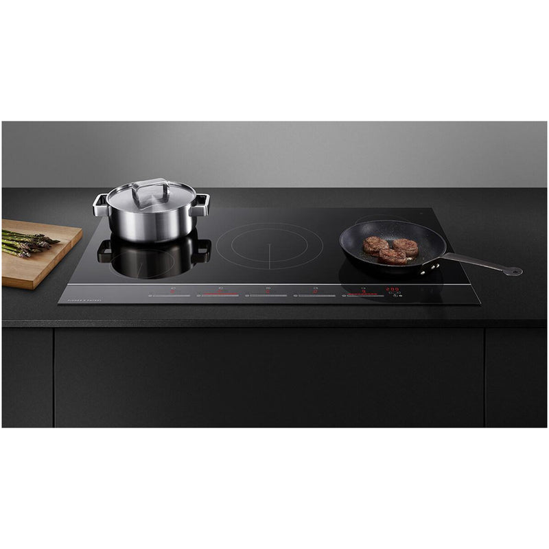 Fisher and Paykel CI764DTB4 Fisher & Paykel CI764DTB4 76cm Induction Hob - Black Glass