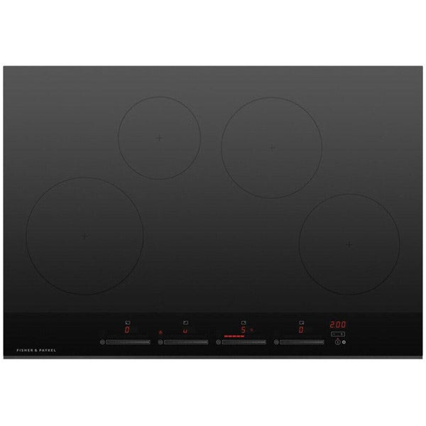 Fisher and Paykel CI764DTB4 Fisher & Paykel CI764DTB4 76cm Induction Hob - Black Glass
