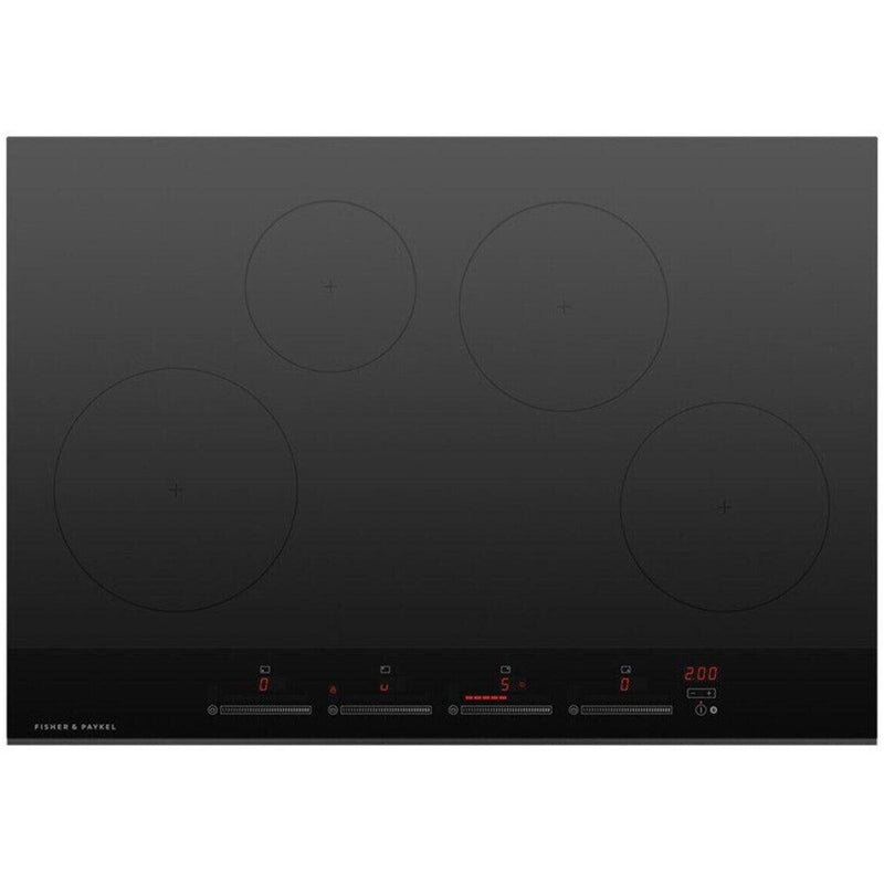 Fisher and Paykel CI764DTB4 Fisher & Paykel CI764DTB4 76cm Induction Hob - Black Glass