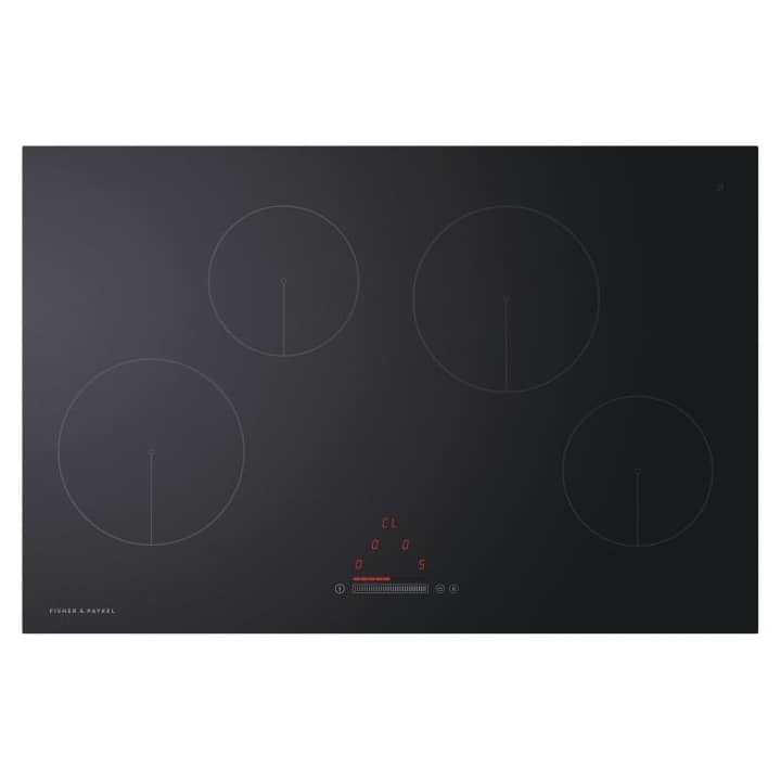 Fisher and Paykel CI804CTB1 Fisher & Paykel CI804CTB1 80cm 4 Zone Induction Hob - Black Glass