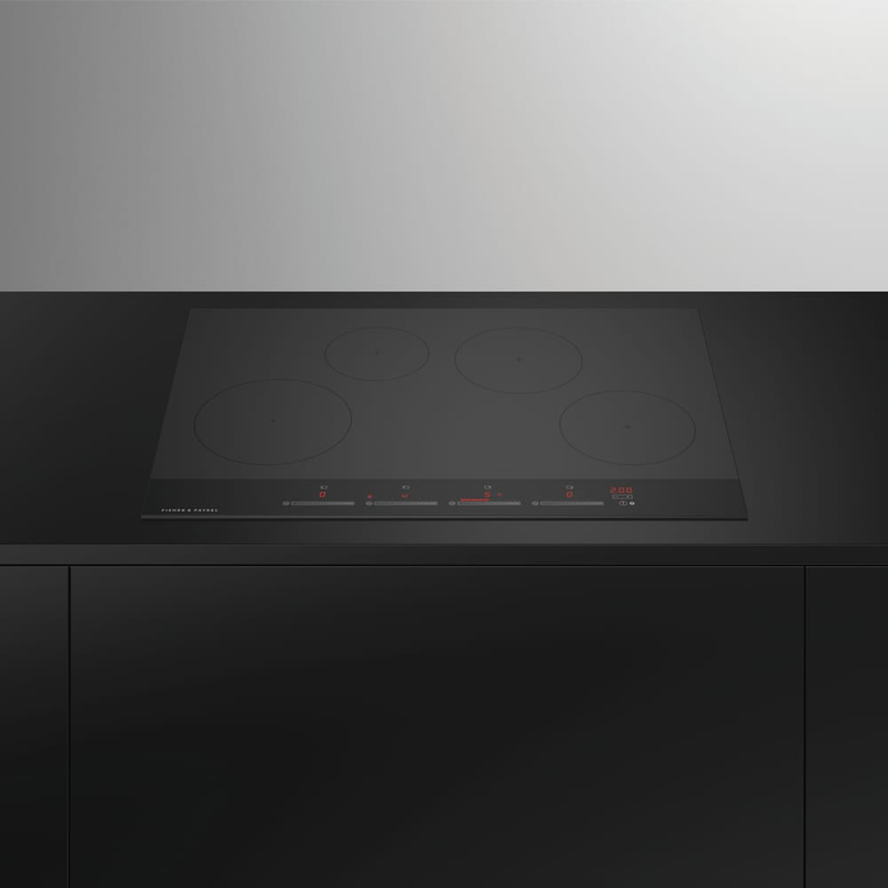 Fisher and Paykel CI904CTB1 Fisher & Paykel CI904CTB1 90cm 4 Zone Induction Hob - Black Glass