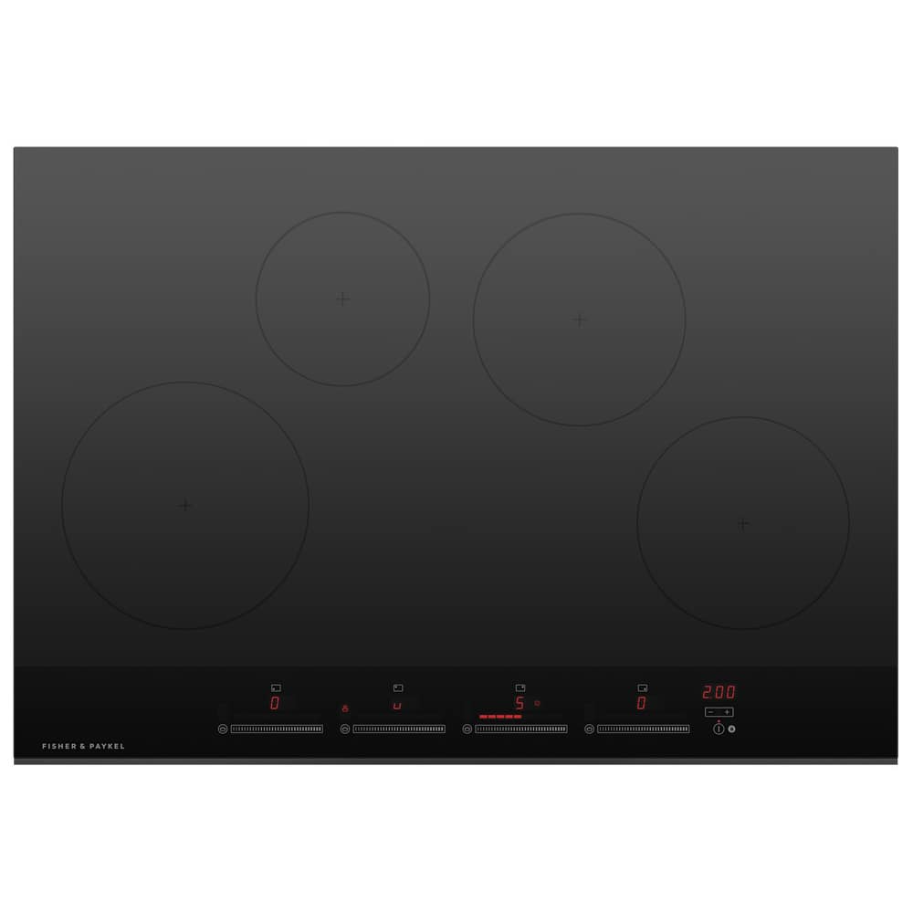 Fisher and Paykel CI904CTB1 Fisher & Paykel CI904CTB1 90cm 4 Zone Induction Hob - Black Glass