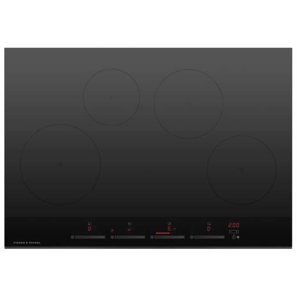Fisher and Paykel CI904CTB1 Fisher & Paykel CI904CTB1 90cm 4 Zone Induction Hob - Black Glass