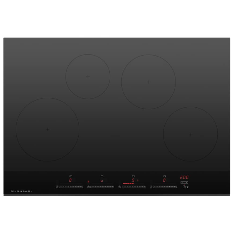 Fisher and Paykel CI904CTB1 Fisher & Paykel CI904CTB1 90cm 4 Zone Induction Hob - Black Glass