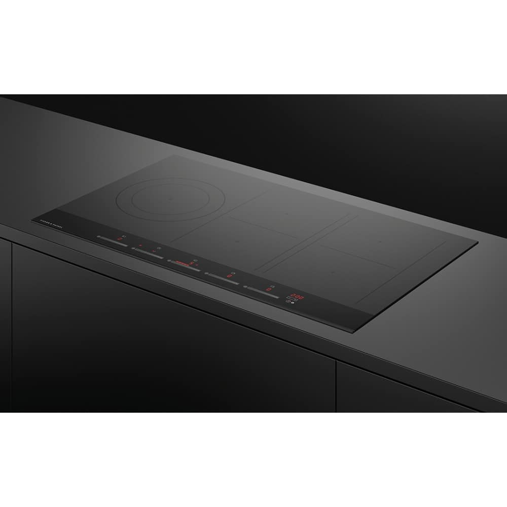 Fisher and Paykel CI905DTB4 Fisher & Paykel CI905DTB4 90cm Induction Hob - Black Glass