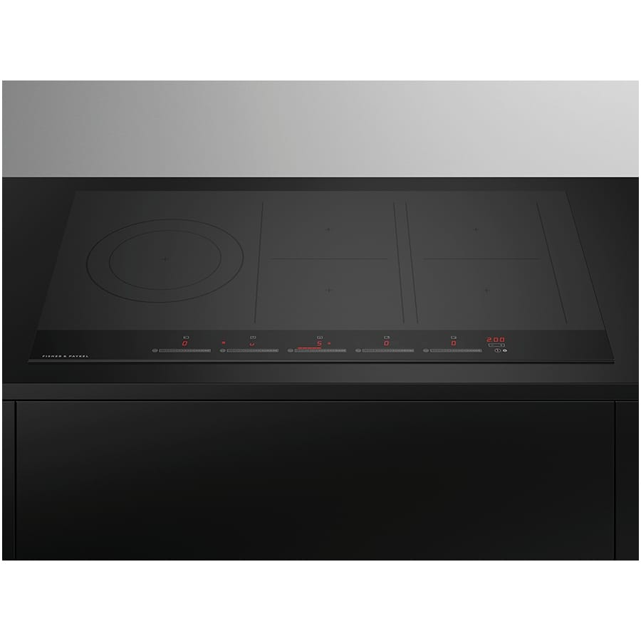 Fisher and Paykel CI905DTB4 Fisher & Paykel CI905DTB4 90cm Induction Hob - Black Glass