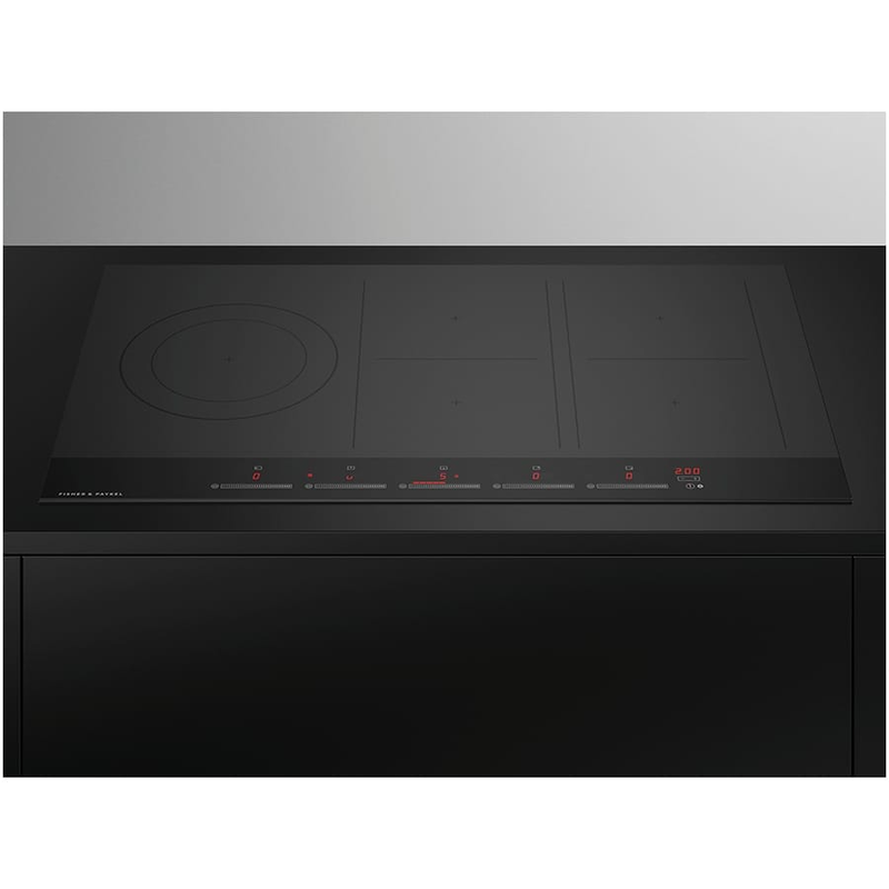 Fisher and Paykel CI905DTB4 Fisher & Paykel CI905DTB4 90cm Induction Hob - Black Glass
