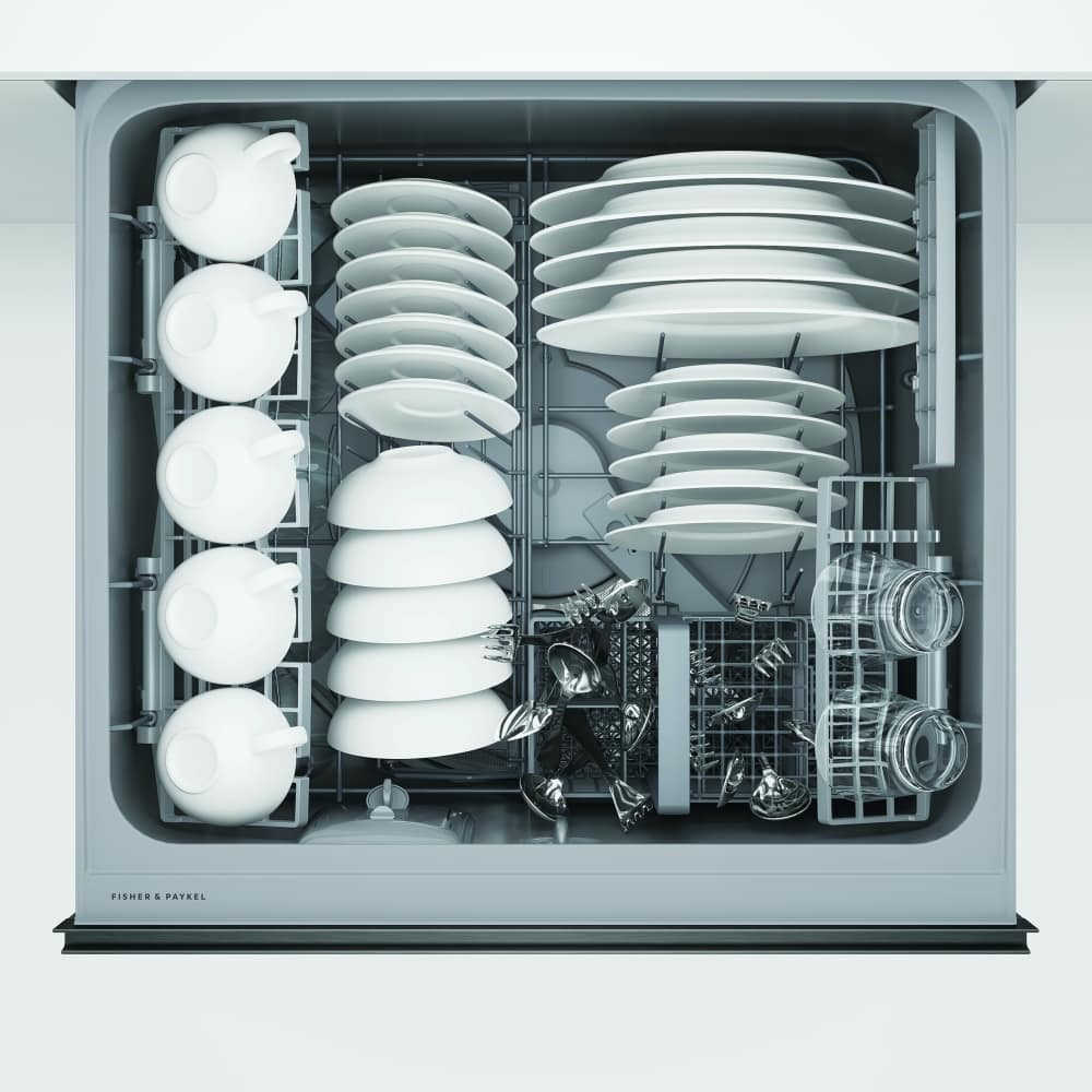 Fisher and Paykel DD60D2HNB9 Series 7 Integrated Double DishDrawer™ Dishwasher 12 Place Settings