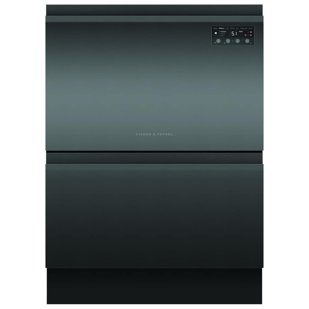 Fisher and Paykel DD60D2HNB9 Series 7 Integrated Double DishDrawer™ Dishwasher 12 Place Settings