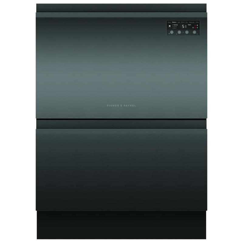 Fisher and Paykel DD60D2HNB9 Series 7 Integrated Double DishDrawer™ Dishwasher 12 Place Settings