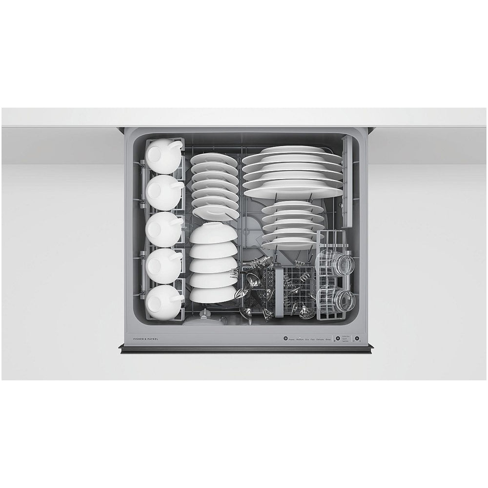 Fisher and Paykel DD60D4HNB9 Series 9 Integrated Double DishDrawer™ Dishwasher 12 Place Settings