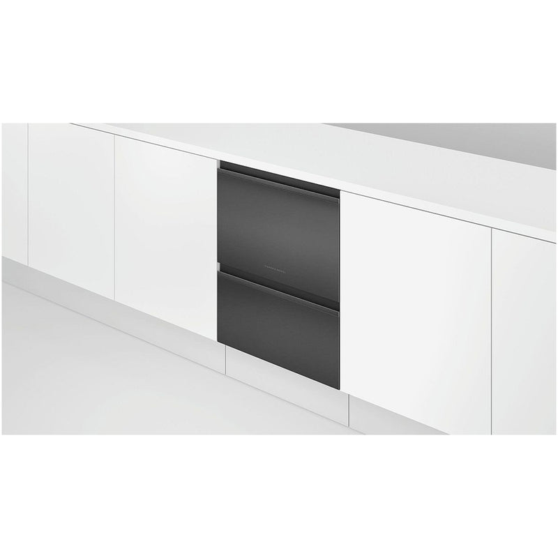 Fisher and Paykel DD60D4HNB9 Series 9 Integrated Double DishDrawer™ Dishwasher 12 Place Settings