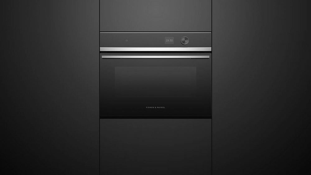 Fisher and Paykel OM60NDLX1 Series 7 Contemporary Compact Combi-Microwave Built-In Oven Stainless Steel