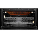 Fisher and Paykel OR90SCG6B1 Classic Single Oven Dual Fuel Range Cooker With Pyrolytic Cleaning Black