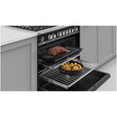 Fisher and Paykel OR90SCG6B1 Classic Single Oven Dual Fuel Range Cooker With Pyrolytic Cleaning Black