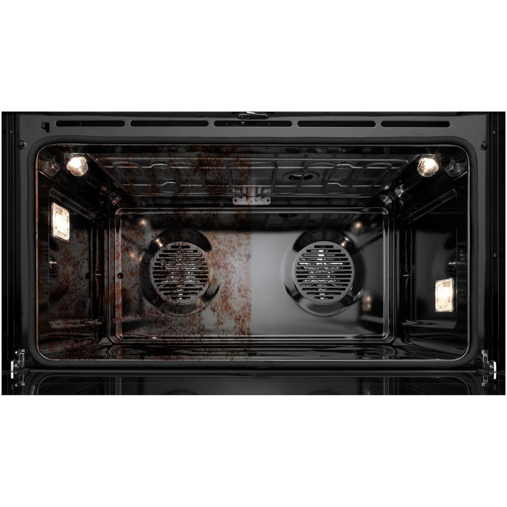 Fisher and Paykel OR90SCG6B1 Classic Single Oven Dual Fuel Range Cooker With Pyrolytic Cleaning Black