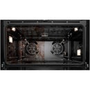 Fisher and Paykel OR90SCG6B1 Classic Single Oven Dual Fuel Range Cooker With Pyrolytic Cleaning Black