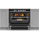 Fisher and Paykel OR90SCI6B1 Series 9 Classic Single Oven Induction Range Cooker With Pyrolytic Cleaning Black