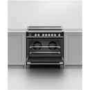 Fisher and Paykel OR90SCI6B1 Series 9 Classic Single Oven Induction Range Cooker With Pyrolytic Cleaning Black