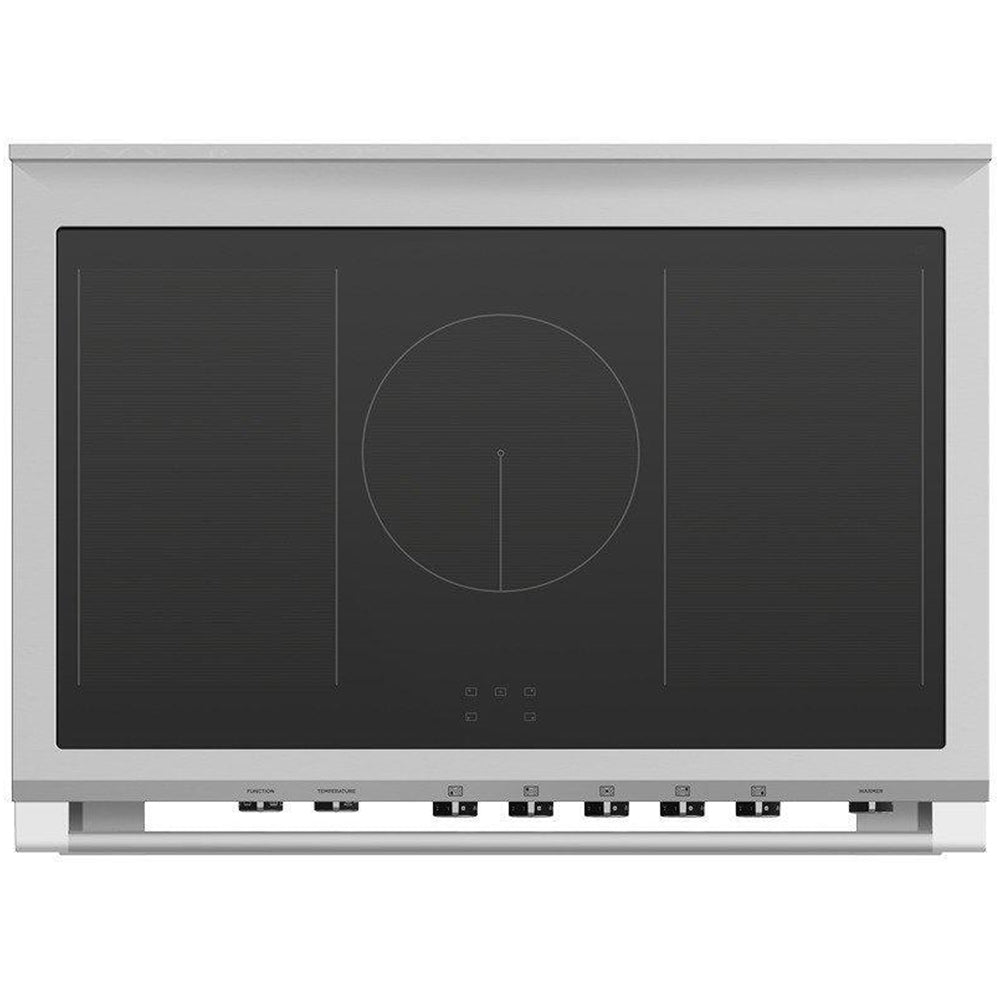 Fisher and Paykel OR90SCI6B1 Series 9 Classic Single Oven Induction Range Cooker With Pyrolytic Cleaning Black