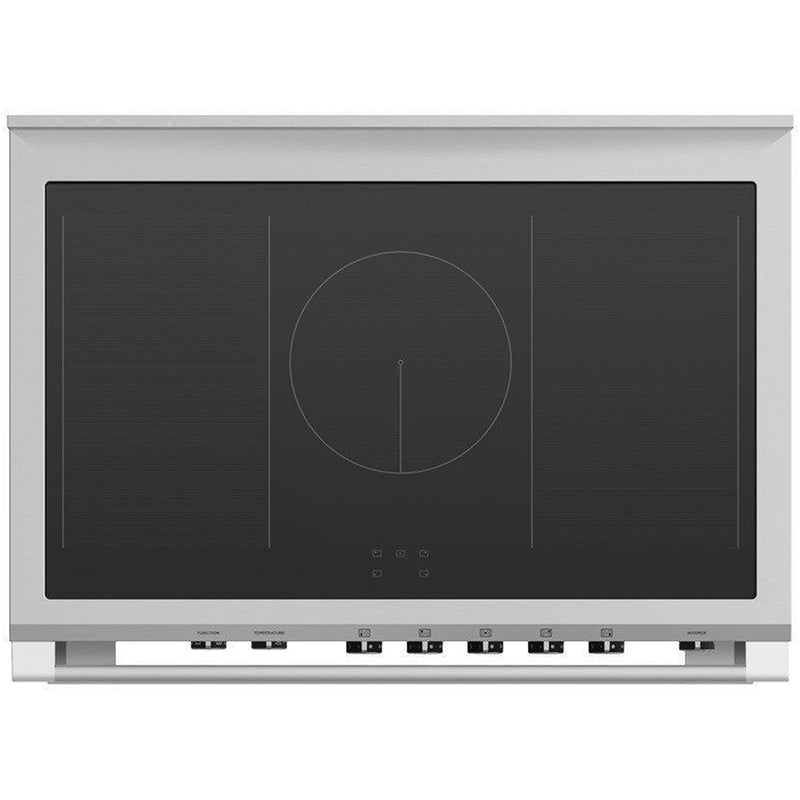 Fisher and Paykel OR90SCI6B1 Series 9 Classic Single Oven Induction Range Cooker With Pyrolytic Cleaning Black