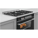 Fisher and Paykel OR90SDG4X1 Series 7 Contemporary Dual Fuel Range Cooker With Gas Hob Stainless Steel