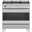 Fisher and Paykel OR90SDG6X1 Series 9 Dual Fuel Range Cooker with Gas Hob and Pyrolytic Cleaning Stainless Steel