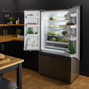 Fisher And Paykel RF540ADUB7 Series 7 Freestanding Plumbed-In American Fridge Freezer Black Steel