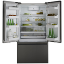 Fisher And Paykel RF540ADUB7 Series 7 Freestanding Plumbed-In American Fridge Freezer Black Steel
