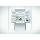 Fisher And Paykel RF540ADUX6 Series 7 Freestanding Plumbed-In American Fridge Freezer Stainless Steel