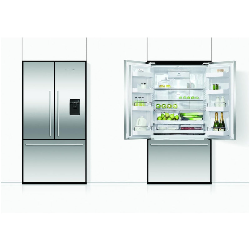 Fisher And Paykel RF540ADUX6 Series 7 Freestanding Plumbed-In American Fridge Freezer Stainless Steel