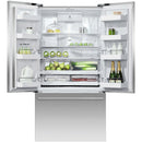 Fisher And Paykel RF540ADUX6 Series 7 Freestanding Plumbed-In American Fridge Freezer Stainless Steel