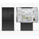 Fisher And Paykel RF540AZUB6 Series 7 Freestanding Plumbed-In American Fridge Freeze Matte Black