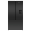 Fisher And Paykel RF540AZUB6 Series 7 Freestanding Plumbed-In American Fridge Freeze Matte Black
