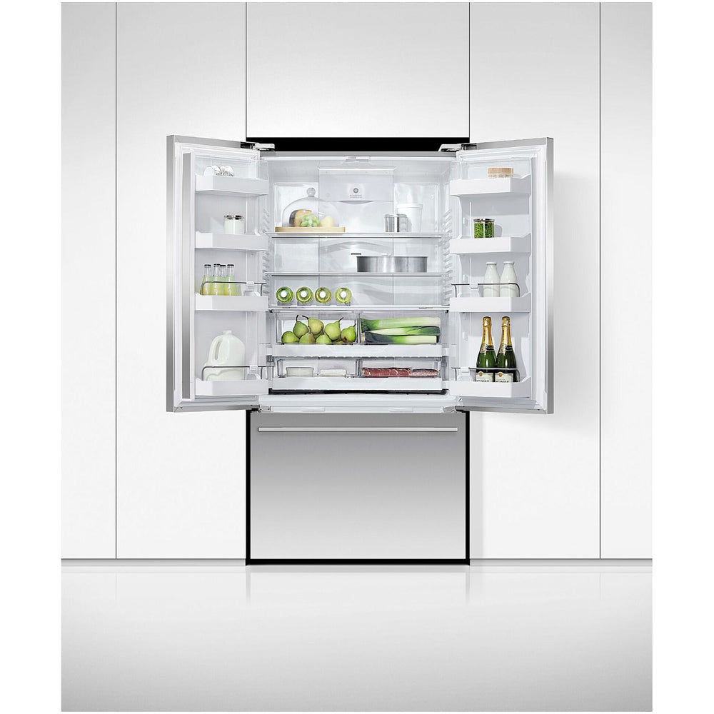 Fisher And Paykel RF610ADJX7 Series 7 Freestanding Plumbed-In American Fridge Freezer Stainless Steel