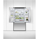 Fisher And Paykel RF610ADJX7 Series 7 Freestanding Plumbed-In American Fridge Freezer Stainless Steel