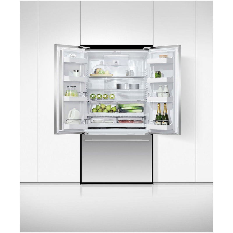 Fisher And Paykel RF610ADJX7 Series 7 Freestanding Plumbed-In American Fridge Freezer Stainless Steel