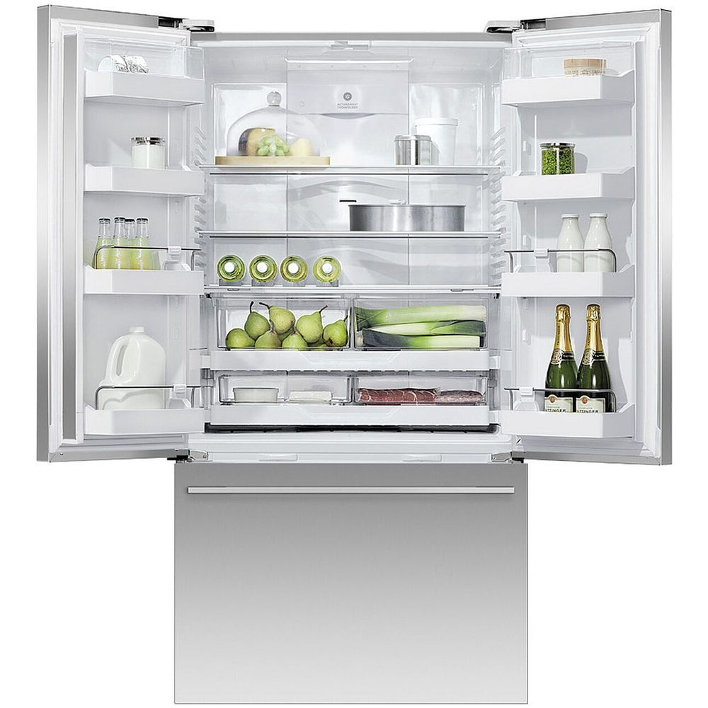 Fisher And Paykel RF610ADJX7 Series 7 Freestanding Plumbed-In American Fridge Freezer Stainless Steel