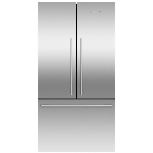 Fisher and Paykel RF610ADX6 Series 7 Freestanding Plumbed-In American Fridge Freezer Stainless Steel