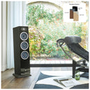 Focal Theva N2 Compact Floor Standing Speakers Pairs Dark Wood Dark Wood