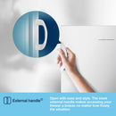 Fridgemaster MTZ55153E Tall Freezer White