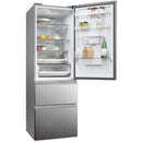 Haier 3D 60 Series 5 HTW5618EWMG Wifi Connected Total No Frost Freestanding Fridge Freezer - Stainless Steel - E Rated Silver