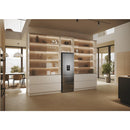 Haier 3D 60 Series 5 HTW5618EWMG Wifi Connected Total No Frost Freestanding Fridge Freezer - Stainless Steel - E Rated Silver