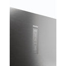 Haier 3D 60 Series 5 HTW5618EWMG Wifi Connected Total No Frost Freestanding Fridge Freezer - Stainless Steel - E Rated Silver